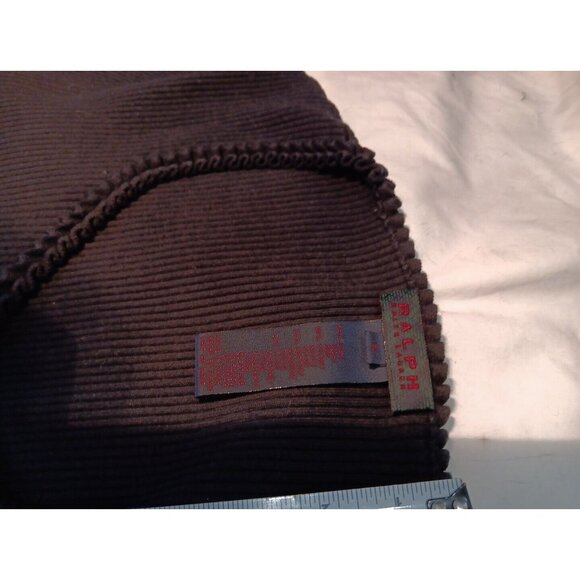 Vtg Ralph Lauren Sweater Womens Black Label Silk Blend Ribbed Knit L - Picture 6 of 10